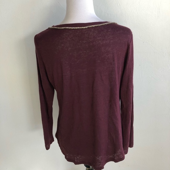 💜 NWT jeweled long sleeve💜 - Picture 4 of 5